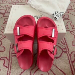 Alexander McQueen Pink Slides